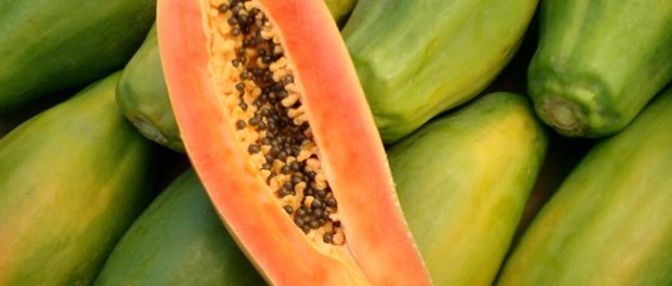 Semillas de papaya para el cabello