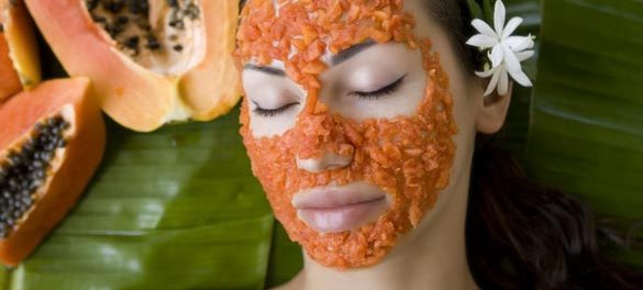 Mascarilla de papaya para el acné