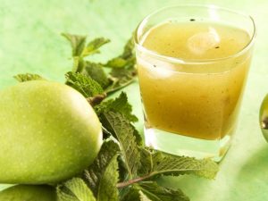 jugo de mango verde